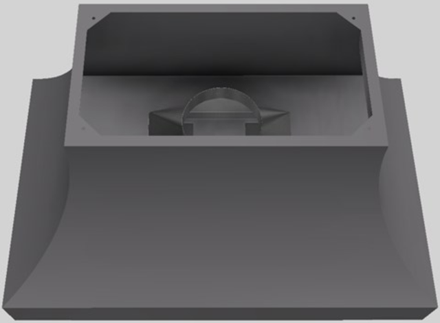 Vent-A-Hood® Designer Series 48" Gunsmoke Island Range Hood-2
