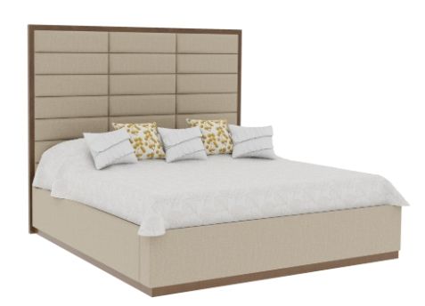 Country View Woodworking Customizable Verrado 4A California King Panel Bed-0