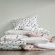 Olliix by Intelligent Design Grey/Pink Dots Full Cozy Soft Cotton Novelty Print Flannel Sheet Set-4