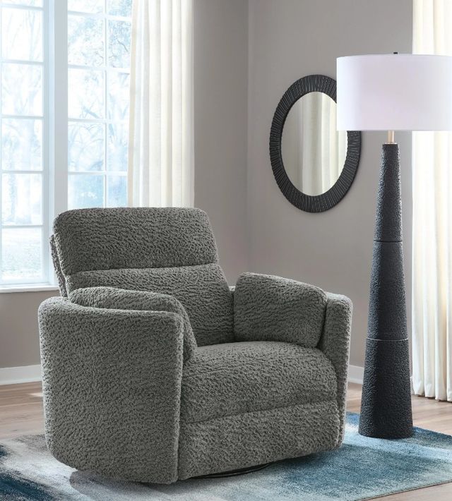 Signature Design by Ashley® Moonrae Lead Power Swivel Glider Recliner-2