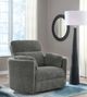 Signature Design by Ashley® Moonrae Lead Power Swivel Glider Recliner-2