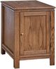 aspenhome® Sandro Brushed Bourbon Chairside Table with Door-0