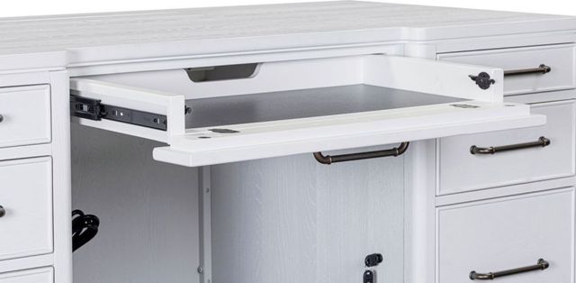 aspenhome® Norah Simply White 68'' Executive Desk-4