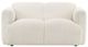 Coaster® Dorset White Upholstered Loveseat-1