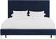 TOV Furniture Delilah Navy Queen Textured Velvet Bed-1