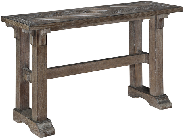 Homelegance® Sarasota Driftwood Brown Sofa Table-0
