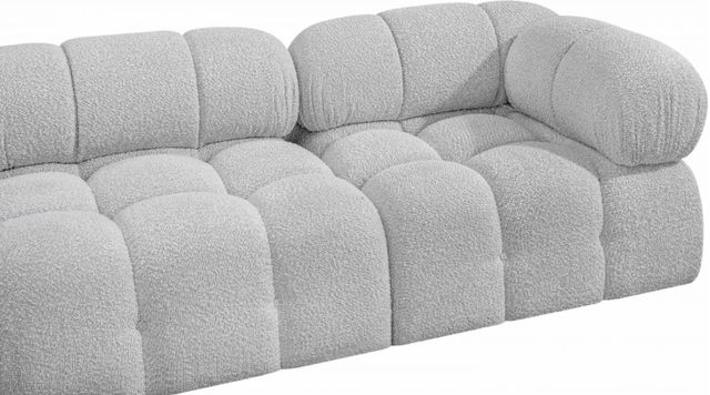 Meridian Furniture Ames 3-Piece Gray 102" Sofa-3