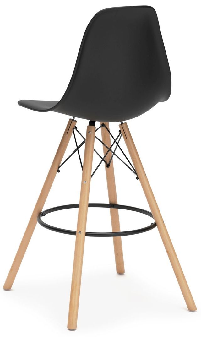 Signature Design by Ashley® Jaspeni Black/Natural Counter Bar Stool-1