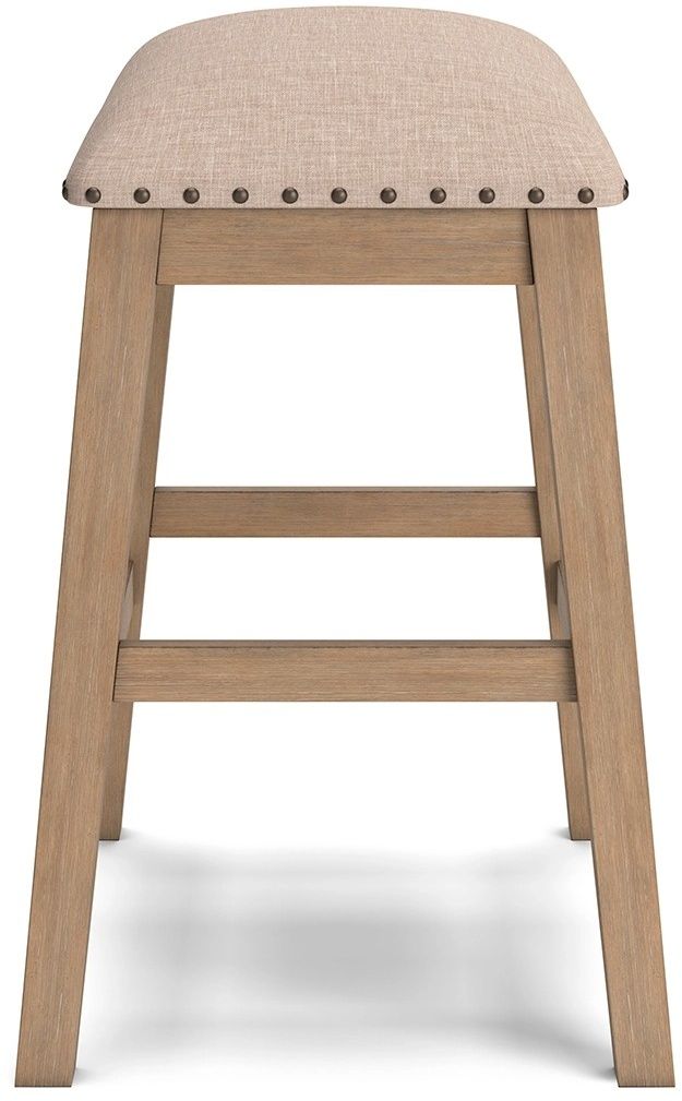 Signature Design by Ashley® Sanbriar Light Brown 24" Counter Stool-3