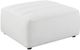 Coaster® Sunny Natural Upholstered Ottoman -0