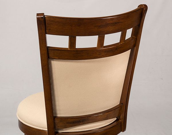 HH2 Home Dynamic Designs Brown Cherry Jefferson Swivel Bar Stool-1