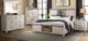 American Wholesale Furniture Scott White Queen Bookcase Storage Bed-1