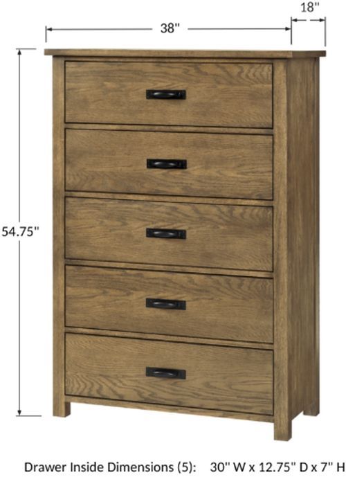 Winners Only® Cumberland Medium Brown Chest-1