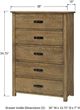 Winners Only® Cumberland Medium Brown Chest-1