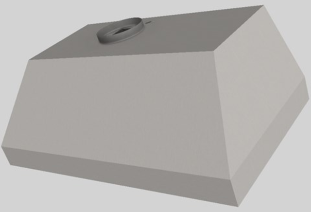 Vent-A-Hood® 36" Stainless Steel Wall Mounted Liner Insert-3