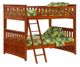 Night & Day Furniture™ Spices Bedroom Ginger Brown Full Loft Bed-0
