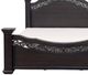 Elements International Brunswick Mahogany King Panel Bed-1