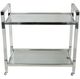 A & B Home Soho Stainless Steel Trolley Bar -1