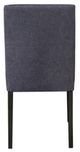 Porter International Designs Enna Espresso/Gray Dining Side Chair-3