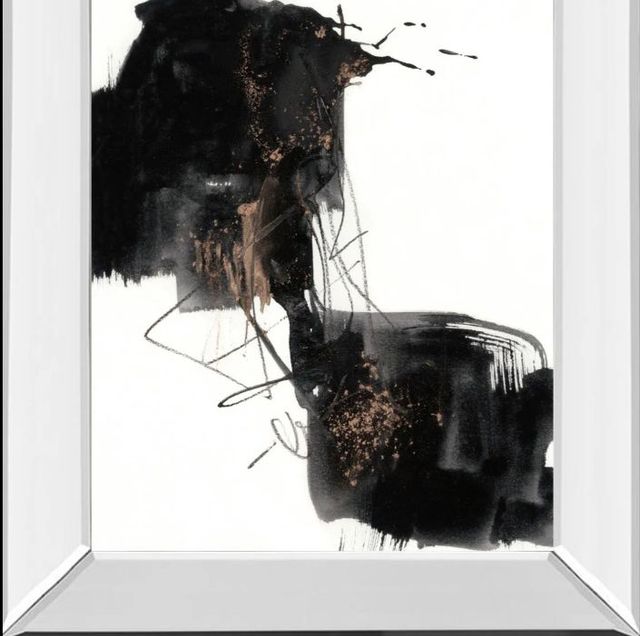 Classy Art Ebony Step II by Jennifer Goldberger Mirror Framed Wall Art-1