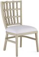 Currey & Company Norene Fog Gray/White Dining Side Chair-0