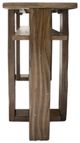 Michael Amini® Del Mar Sound Glass Top Console Table with Boardwalk Base-2