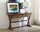 Hammary® Reclamation Place Sundried Natural Trestle Sofa Table-1