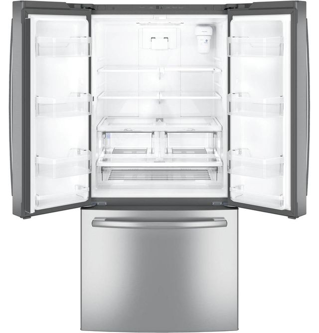 GE® Series 24.8 Cu. Ft. Stainless Steel French Door Refrigerator-2