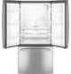 GE® Series 24.8 Cu. Ft. Stainless Steel French Door Refrigerator-2