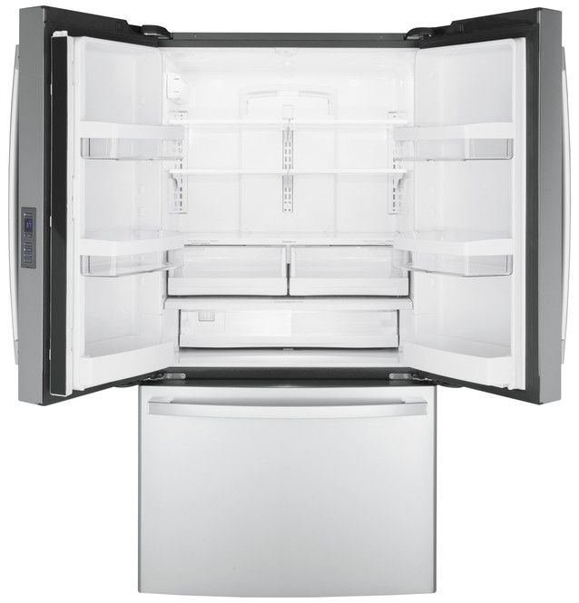 GE® 36" 23.1 Cu. Ft. Fingerprint Resistant Stainless Steel Counter Depth French Door Refrigerator-3