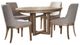 Liberty Furniture Proximity Place 5-Piece Barley/Barley Buff Optional Pedestal Dining Set-0