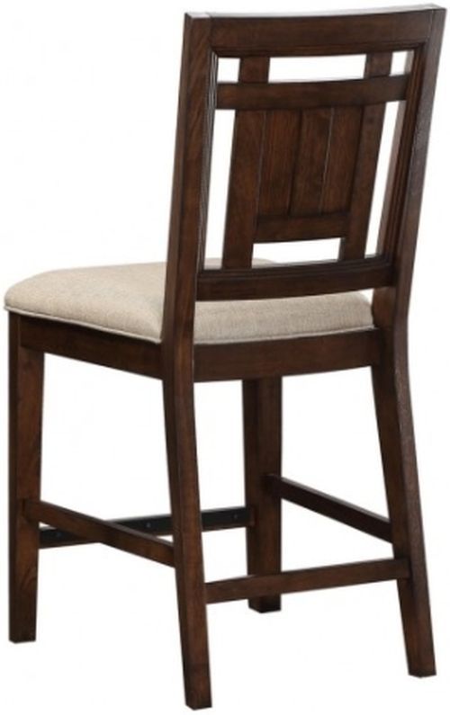 Winners Only® Kentwood Beige-Dark Brown Bar Stool-3