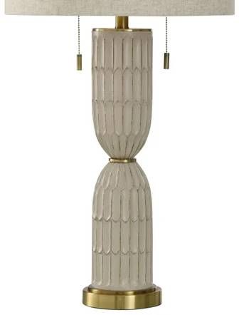 StyleCraft Solstice Cream Table Lamp-1