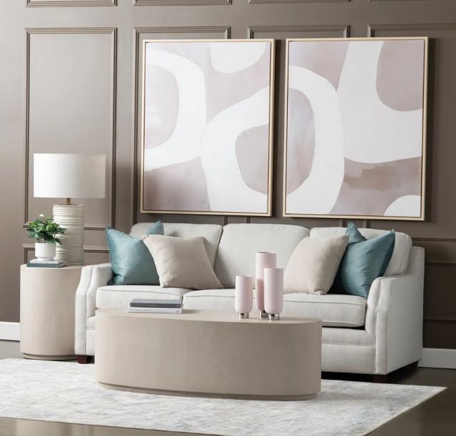 Crestview Collection Caldwell 2-Piece Gray-White Wall Art Set-3