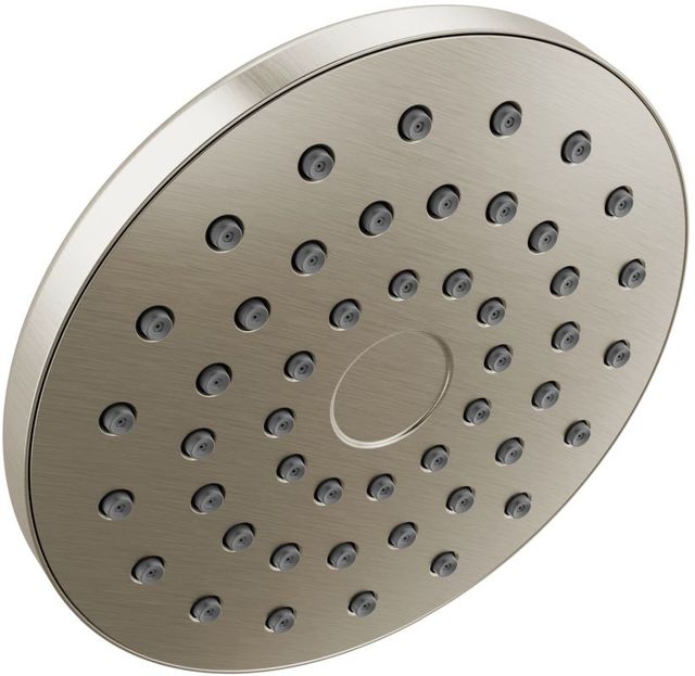 Delta Universal Showering PivotPro™ Spotshield Brushed Nickel 1.75 GPM Raincan Shower Head-0
