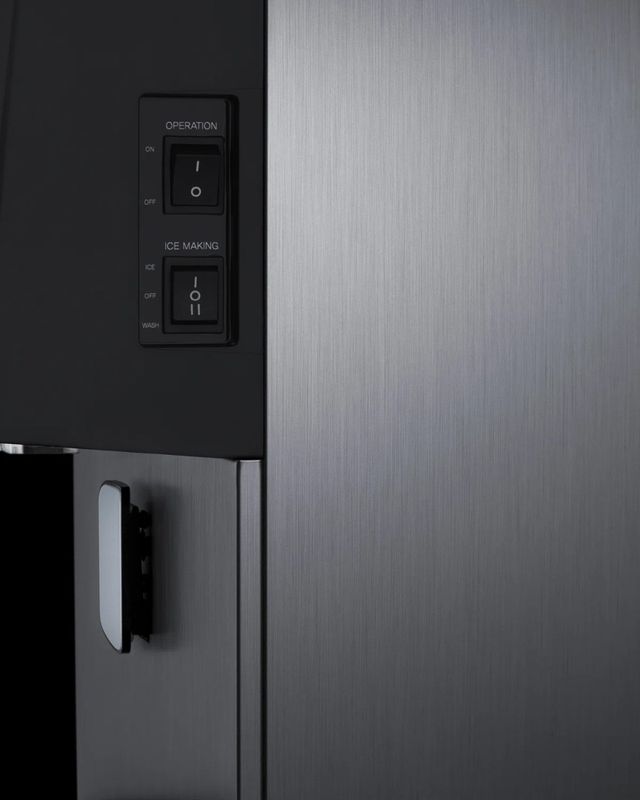 Accucold® 14" 160 lb. Stainless Steel Ice and Water Dispenser-2