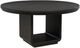 Coaster® Leandro 5-Piece Burnished Black/Cream Round 60" Dining Table Set-1