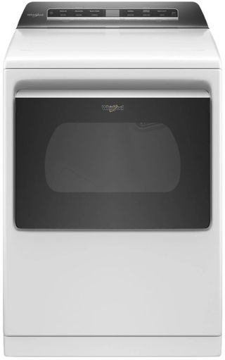 Whirlpool® 7.4 Cu. Ft. White Front Load Gas Dryer with Advanced Moisture Sensing