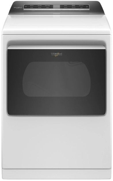 Whirlpool® 7.4 Cu. Ft. White Front Load Gas Dryer with Advanced Moisture Sensing-0