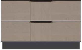 Country View Woodworking Customizable American Modern 5-Drawer Plinth Base Chest-1