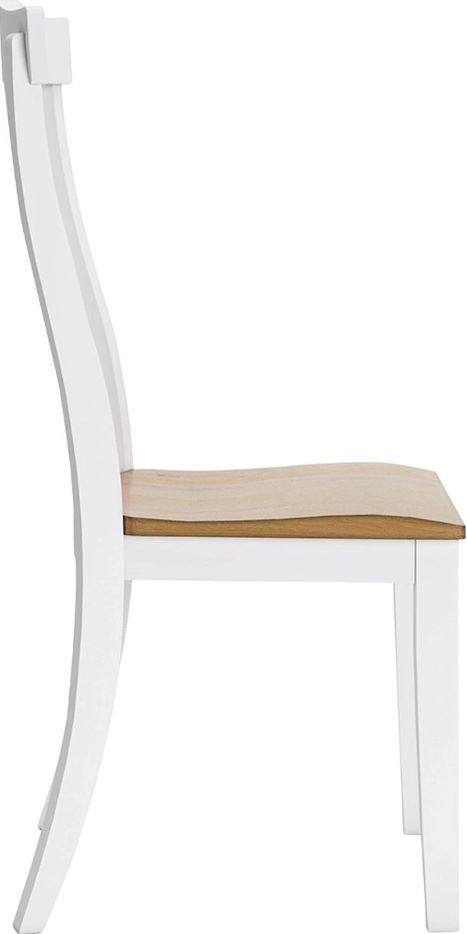 Signature Design by Ashley® Ashbryn Natural/White Dining Side Chair-2