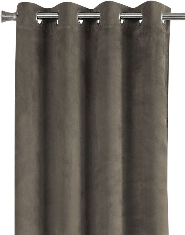 Monarch Specialties Inc. 2-Piece Taupe 52" x 95" Room Darkening Curtain Panel Set-3