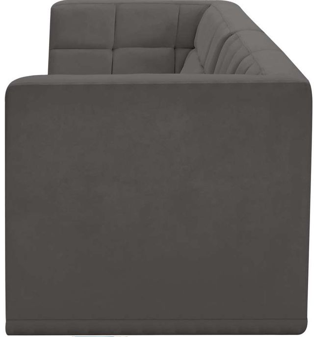 Meridian Furniture Relax 2-Piece Grey Velvet 68" Modular Sofa-3