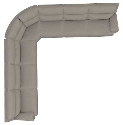 La-Z-Boy® Palmer Pebble Reclining Sectional with Custom Layout Options-3