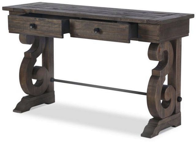 Magnussen Home® Bellamy Peppercorn Rectangular Sofa Table-1