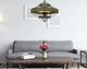 Cal® Lighting & Accessories Alicante Black/Brown Chandelier-1