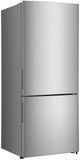 Aviva 28 in.14.8 Cu. Ft. Stainless Steel Built In Bottom Freezer Refrigerator-2