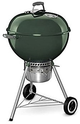 Weber® Original Kettle™ Series 22" Green Freestanding Charcoal Grill-0