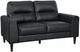 Homelegance® Lewes 2-Piece Black Living Room Seating Set-2