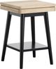 Magnussen Home® Fletcher Driftwood Accent Table with Black Base-0